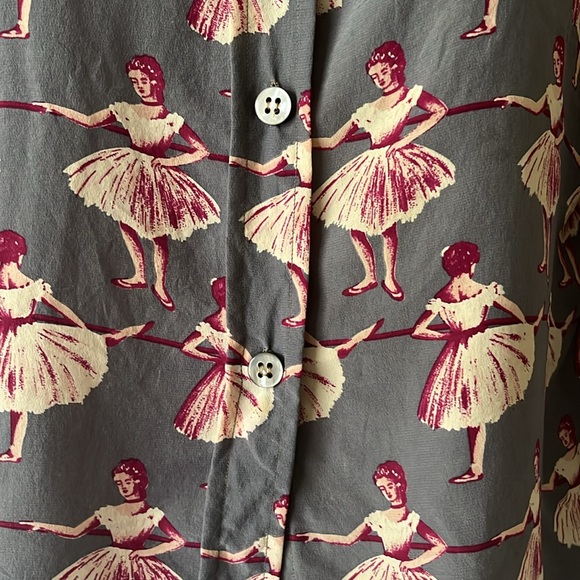 Vintage Valentino, ballerina silk blouse - Picture 3 of 11